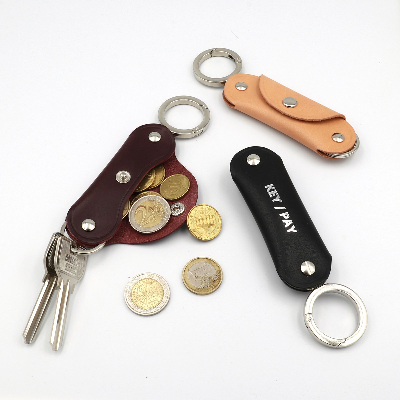 「KEY/PAY」キー＆コインケース グリーン