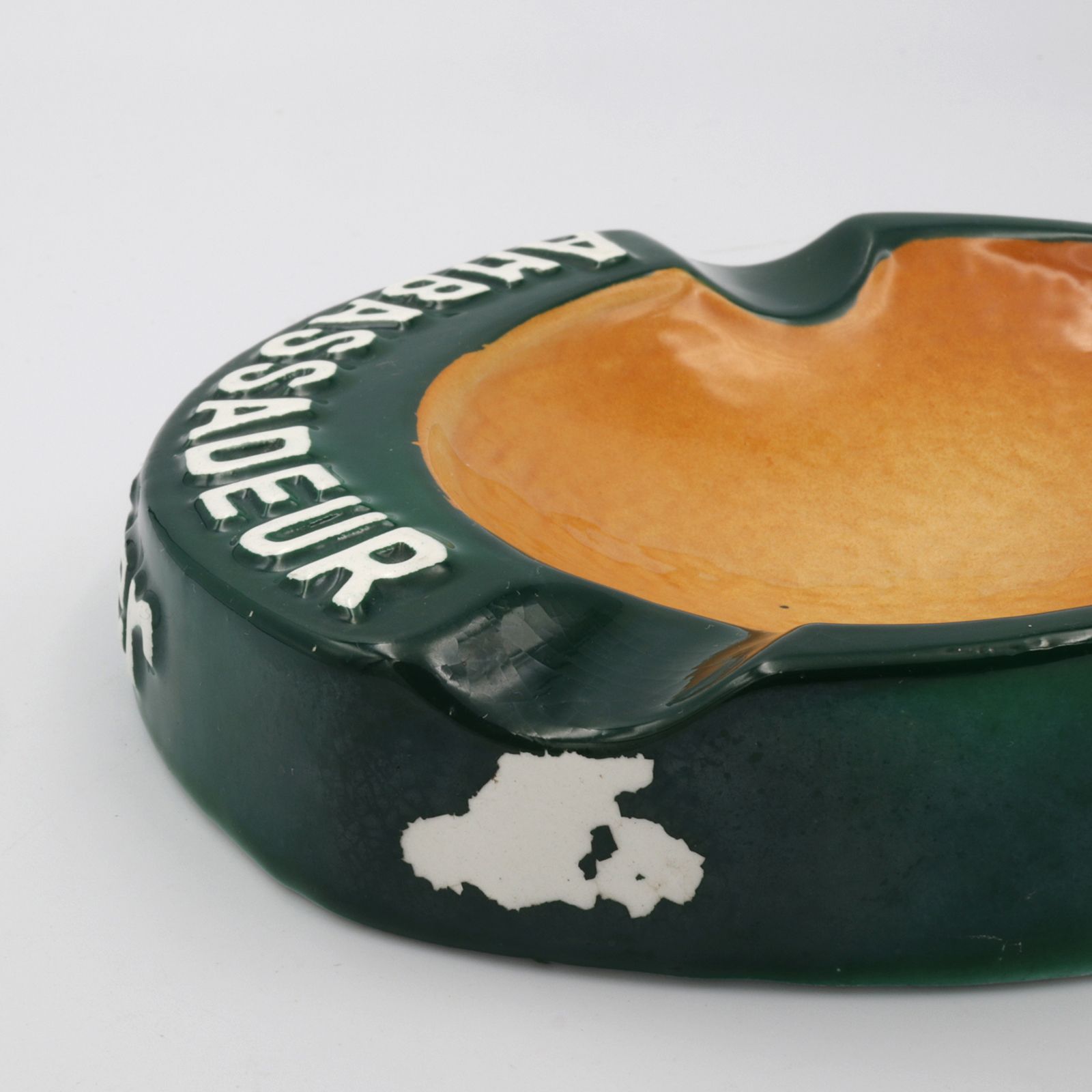 AMBASSADEUR CUSENIER 灰皿 リキュール 1950s ロンシャン製 フランス