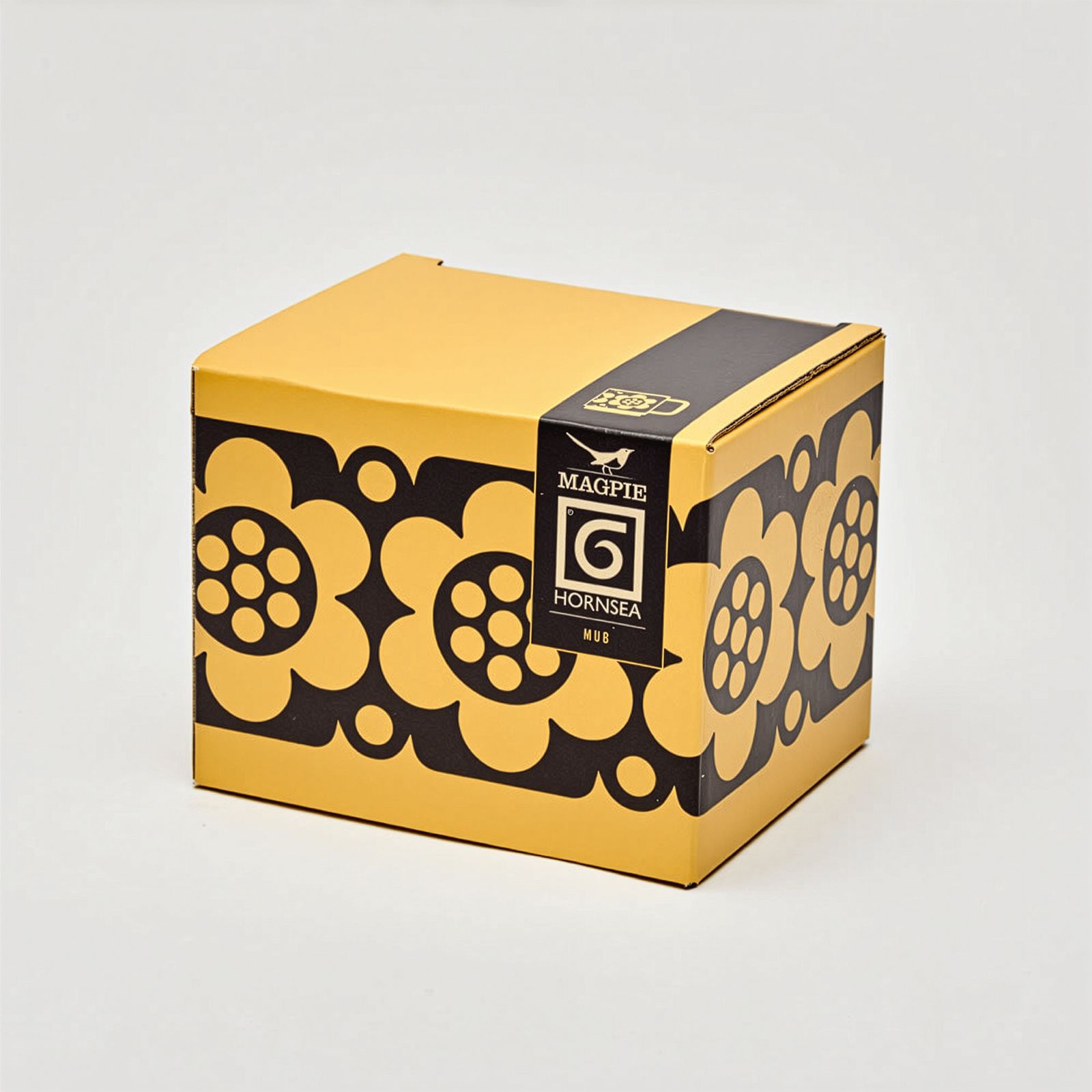 HORNSEA Mug "Geo Flower Yellow" Magpie x HORNSEA