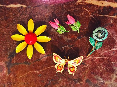 France 50's-60's Earring & Brooch