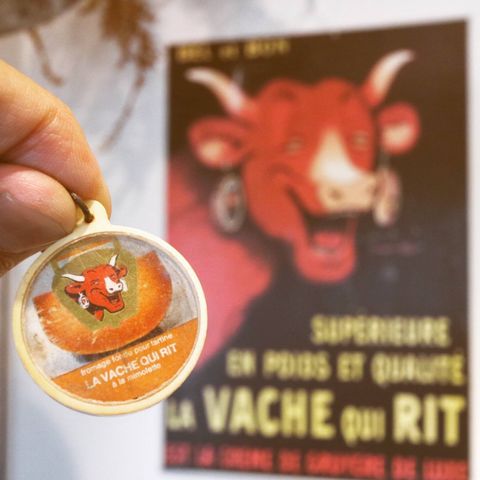 60's French keyholder "LA VACHE QUI RIT"