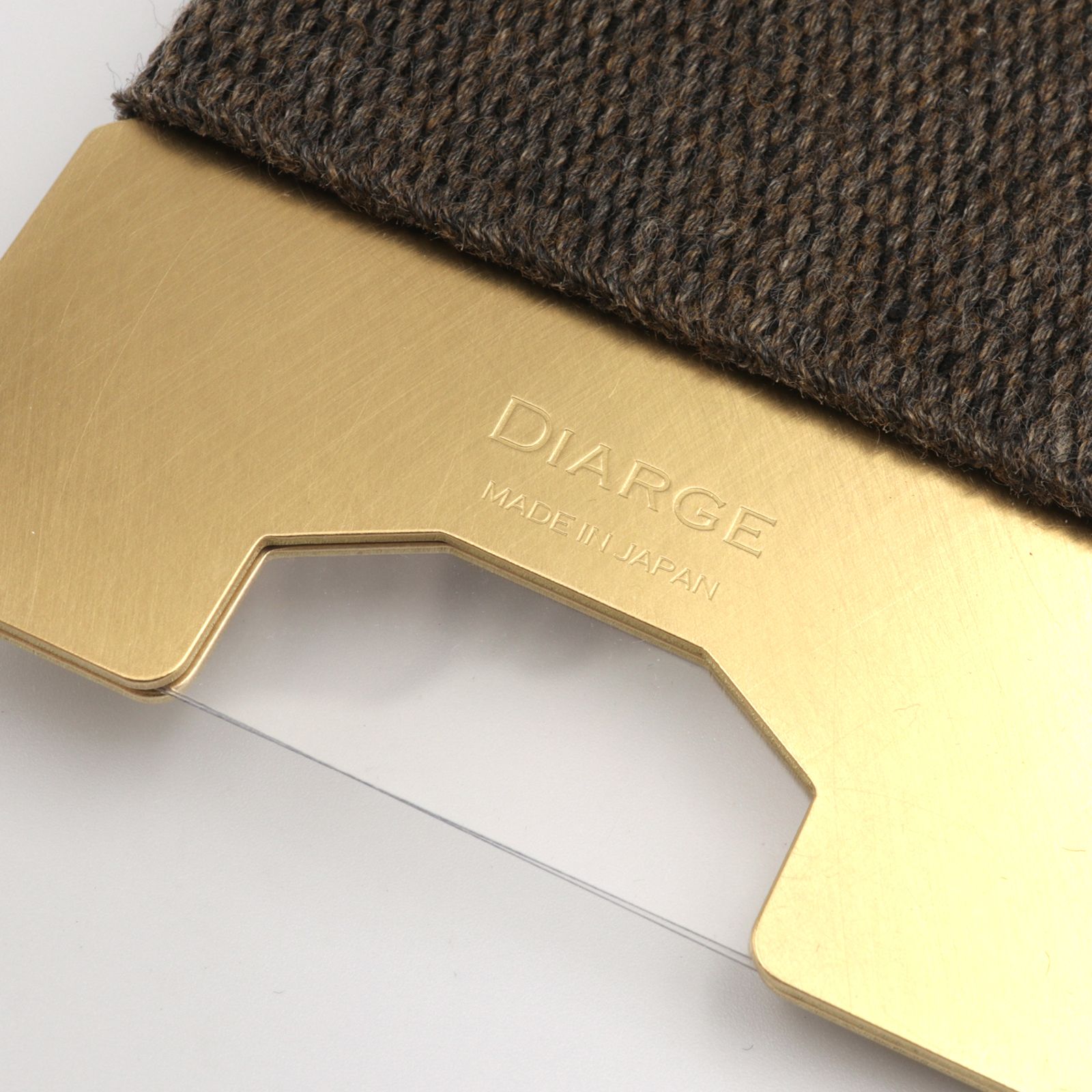 「METAL PLATE CARD HOLDER」カードケース ゴールド