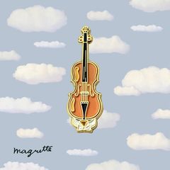 「Violin」ピンズ ルネ・マグリット