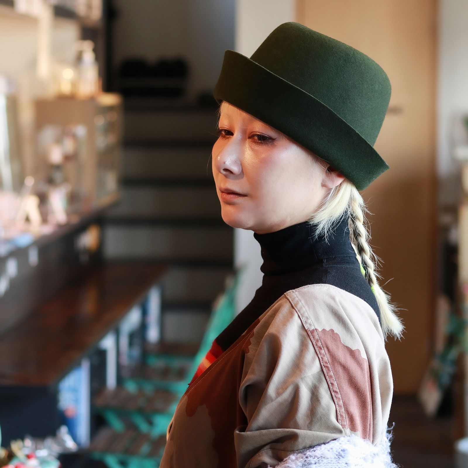 【送料無料対象外】セーラーハット カーキグリーン