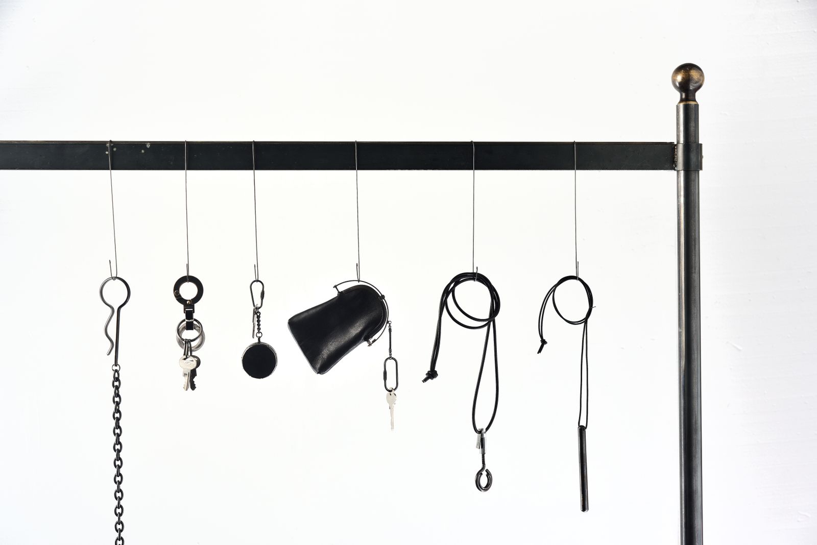 「CAPTAIN HOOK KEY RING」キーリング ブラック