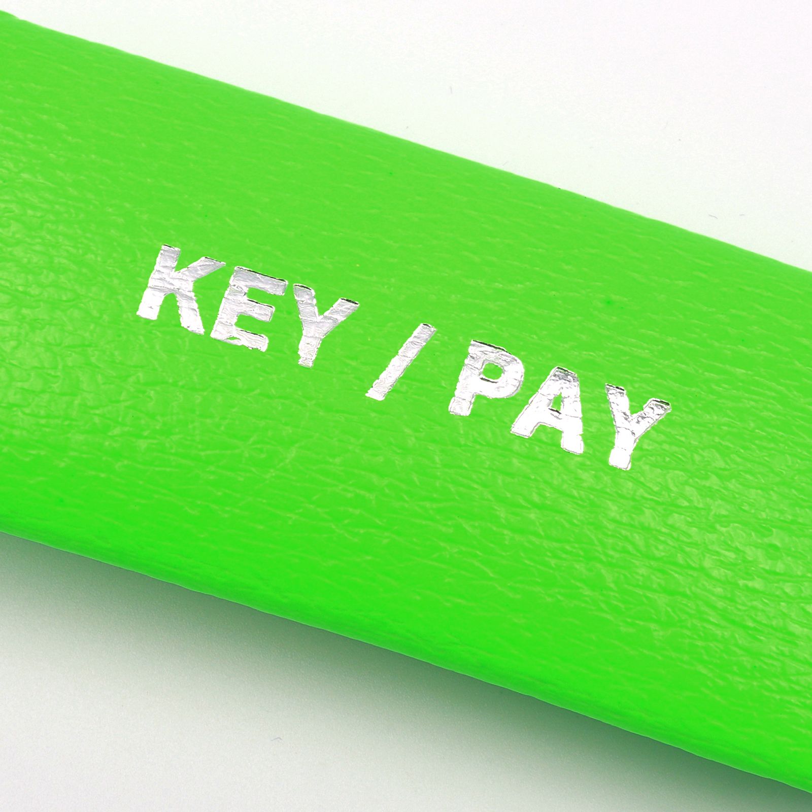 「Neon KEY/PAY」キー＆コインケース グリーン