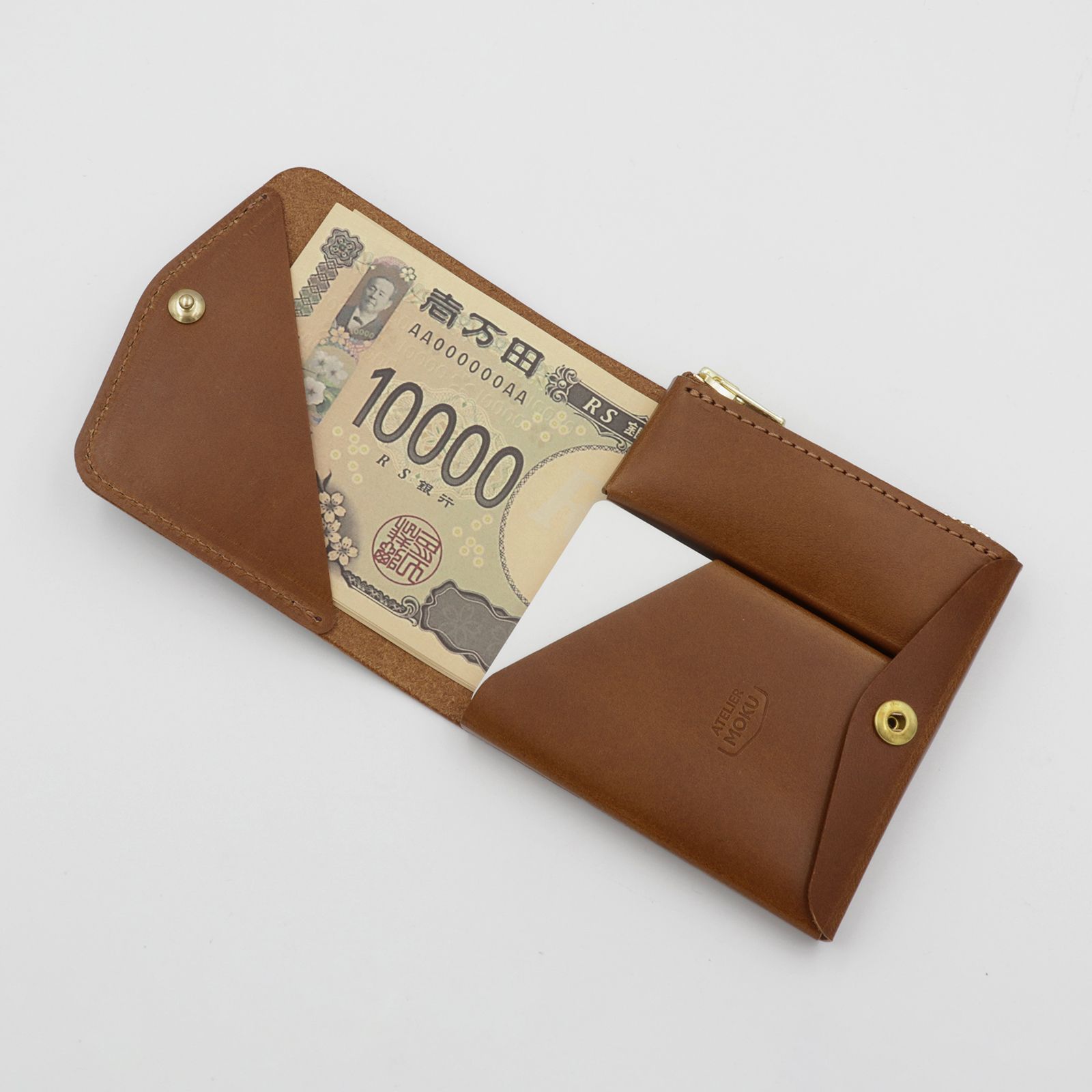 「小さく薄い財布SAKU ver.3 Buttero」black