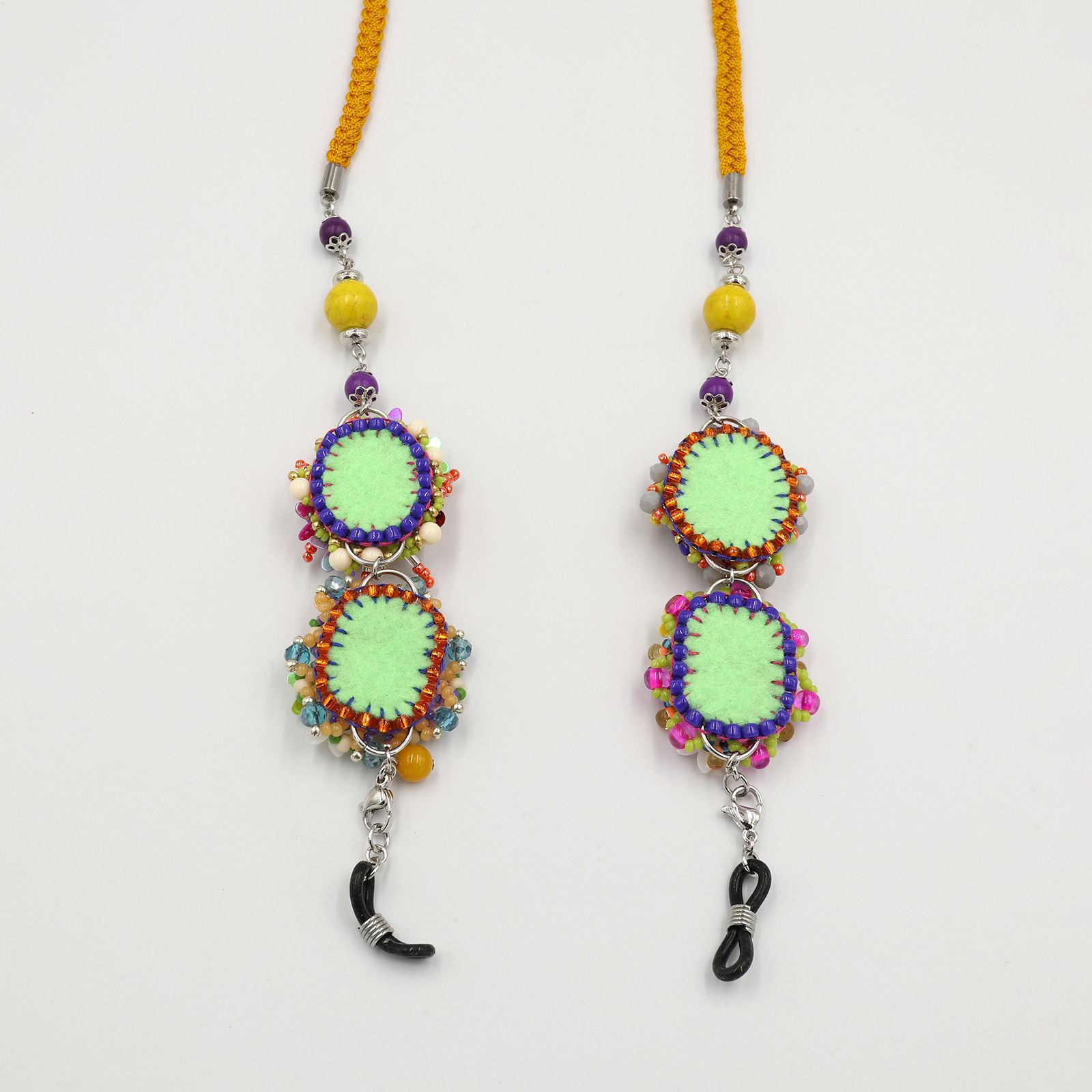 「tresor BIJOUX FLEUR」グラスチェーン/ネックレス