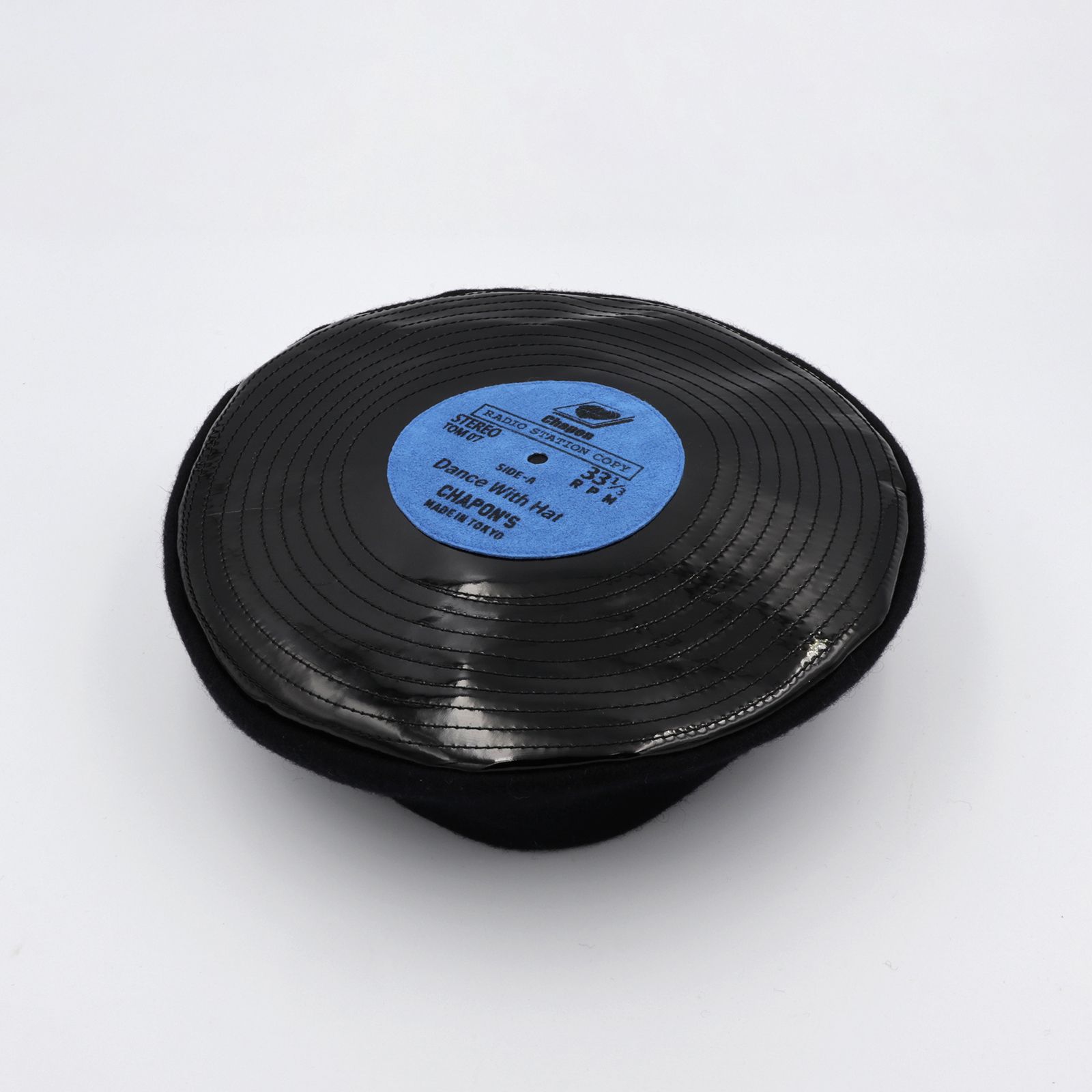 Chapon - 【送料無料対象外】エナメルレコードベレー Radio Station Copy Edition レッド×ブラック |  corne/コルネ