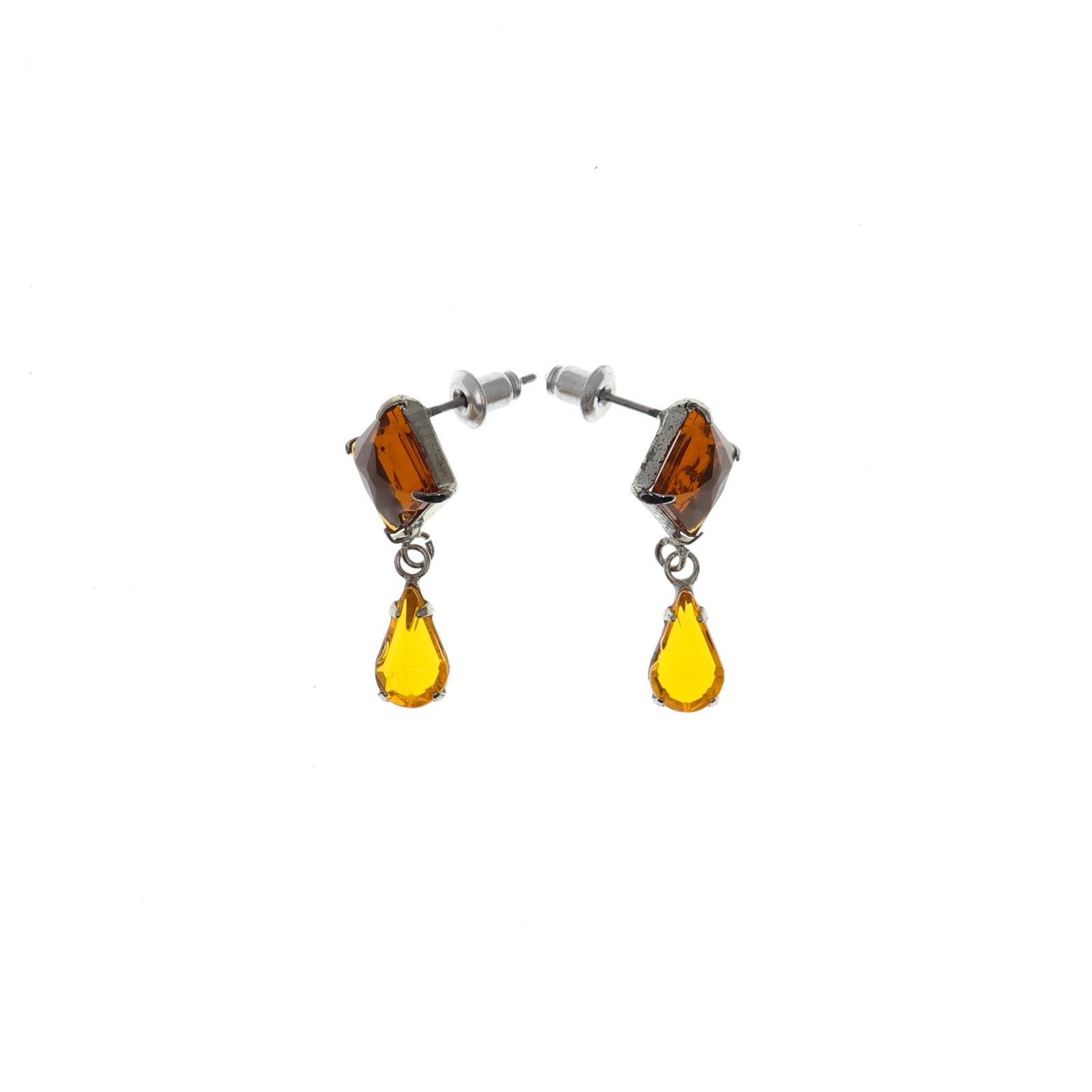 「スクエア＆ドロップ」ピアス フランス