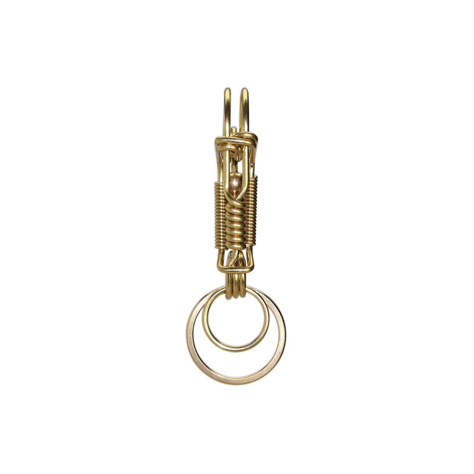 Metal Wire Carabiner ゴールド