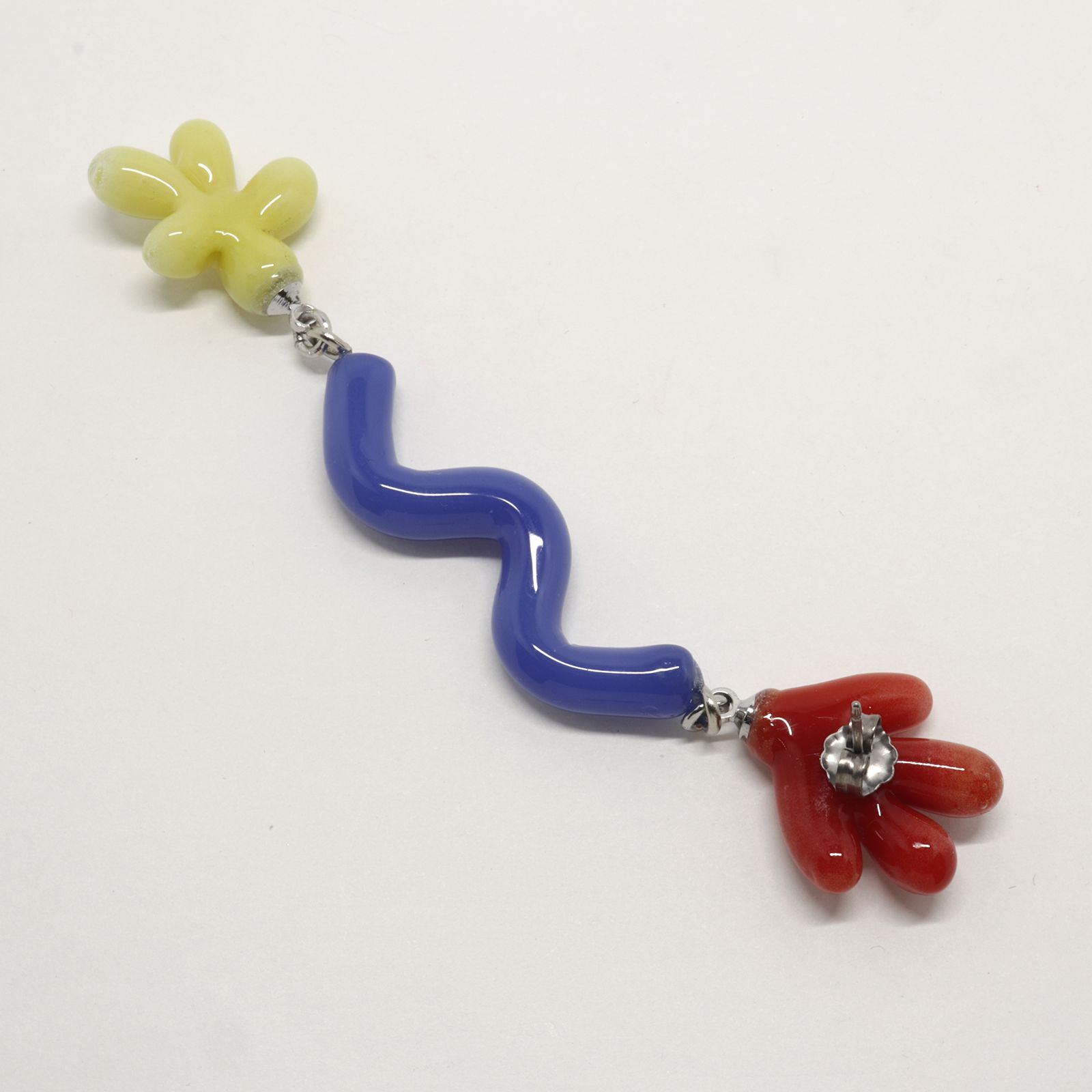 「Matisse Pierce Long」ピアス（片耳） レッド×イエロー1