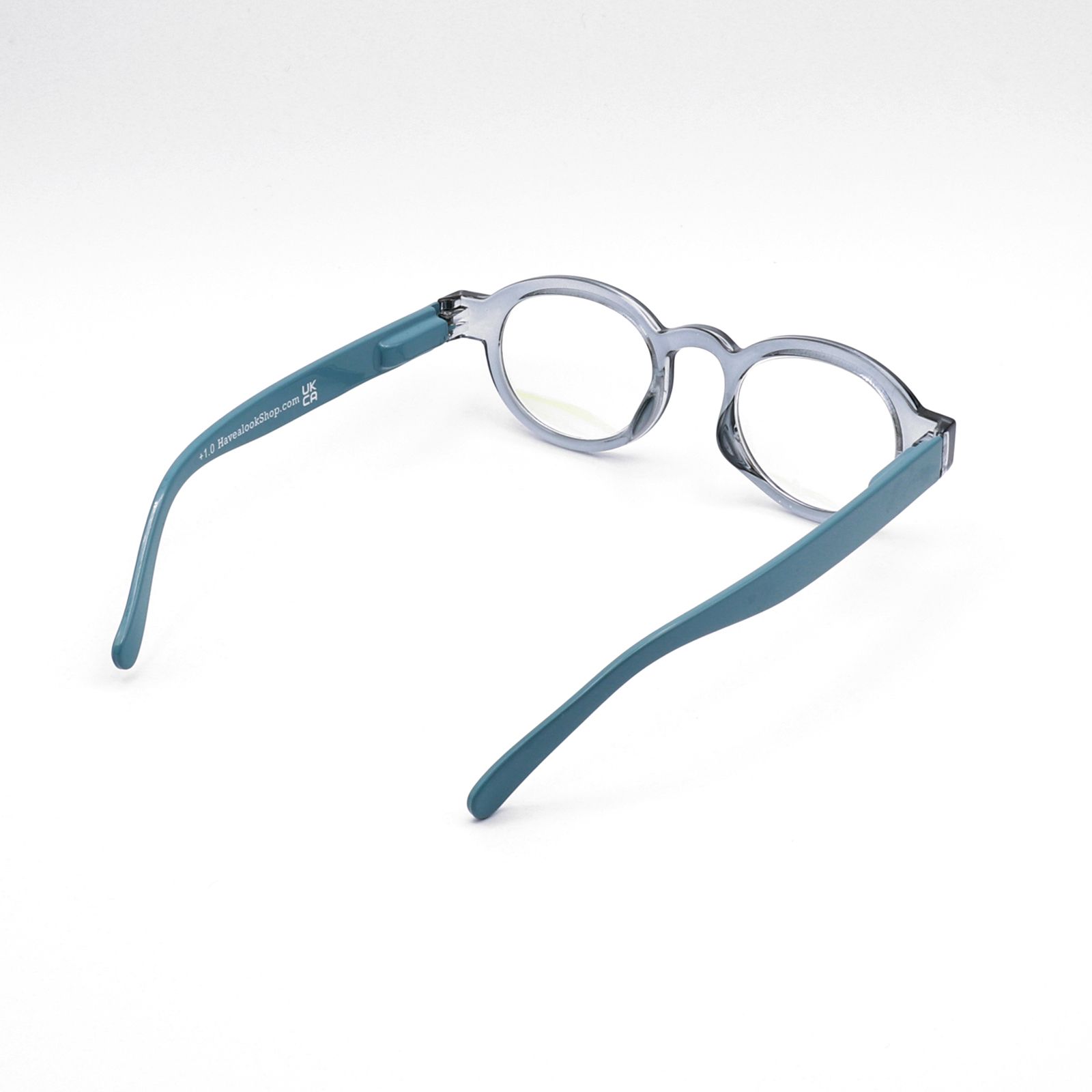 「CIRCLE TWIST」ブルーライトリーディンググラス GRAY×BLUE