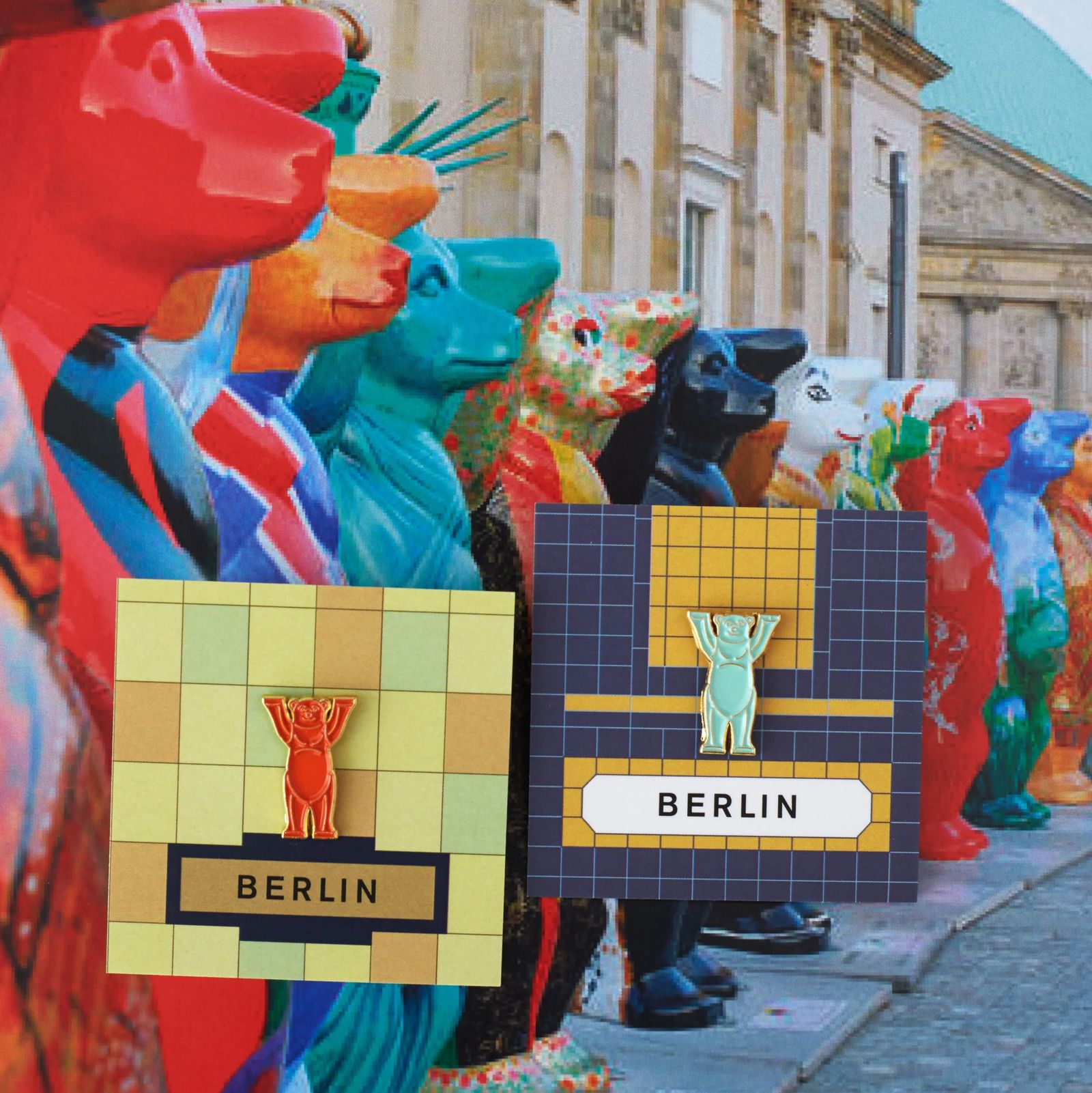 「Bear Blue」ピンズ ベルリンコレクション