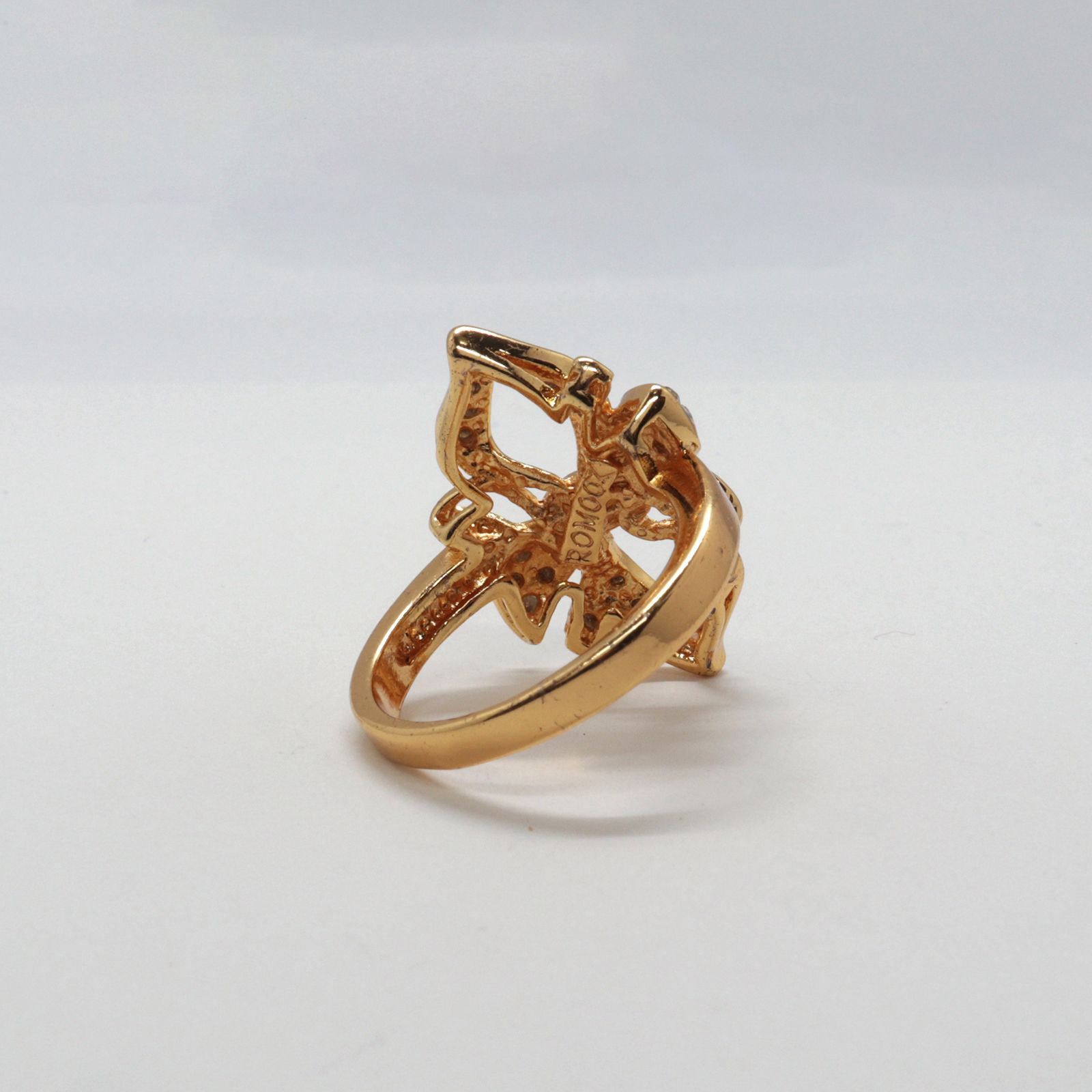 「リボンブーケ」デッドストックリング イギリス