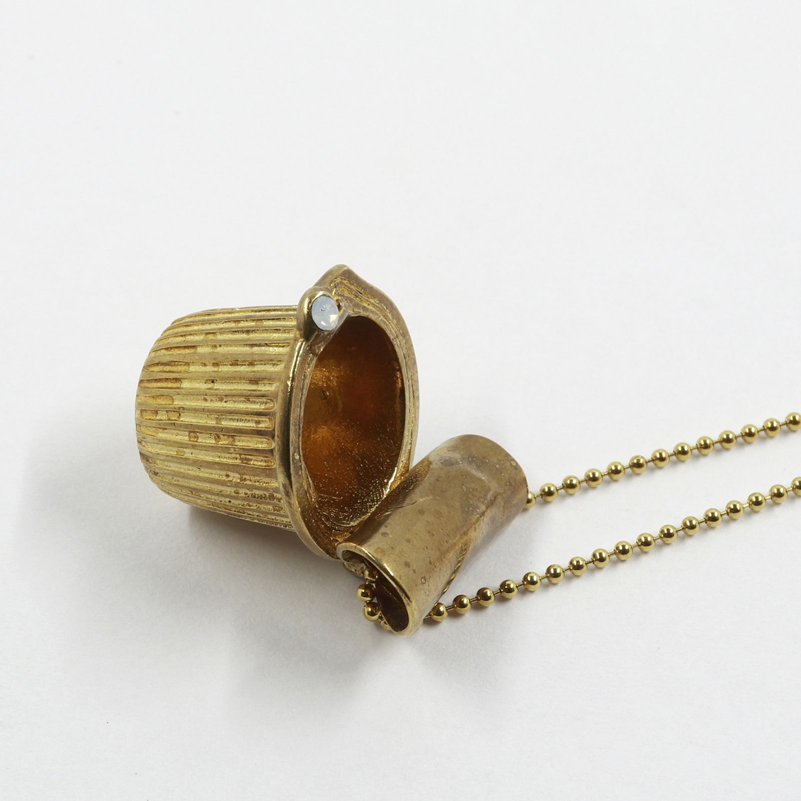 「coffee fresh necklace gold」ネックレス