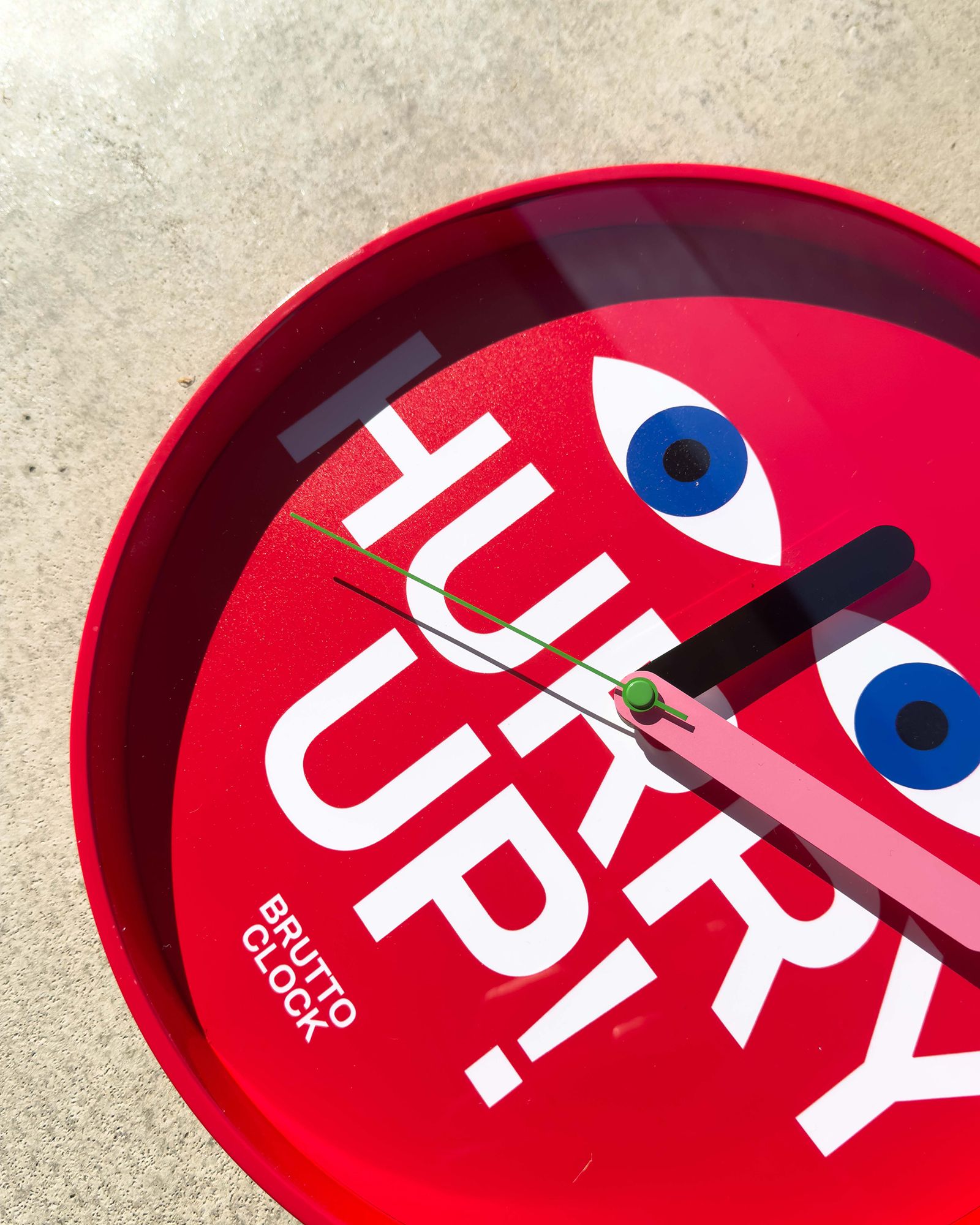 「BRUTTO Wall Clock」HURRY UP イタリア
