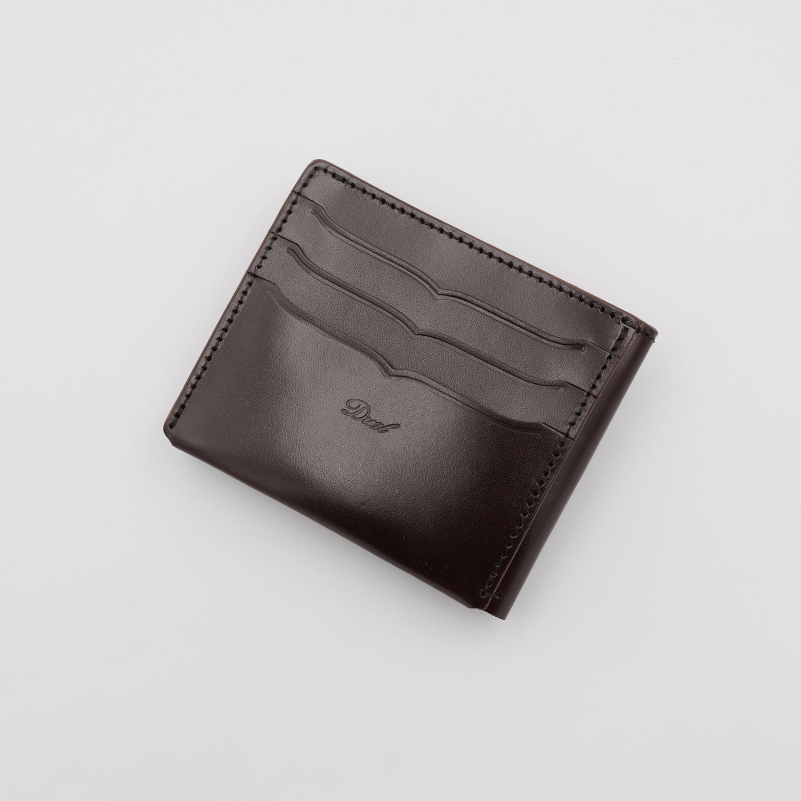 【Dual】スリムウォレット サドルプルアップ チョコ