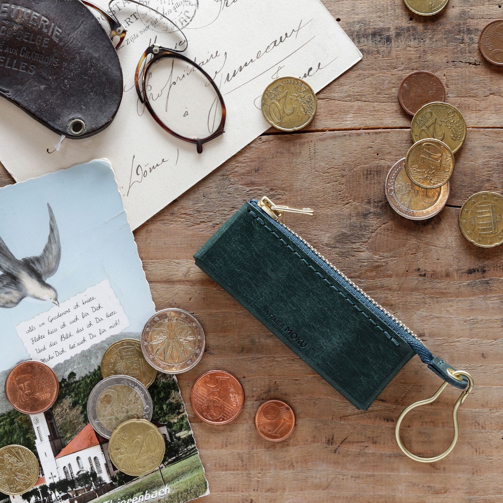 「Charin Pueblo」コインケース petrolio