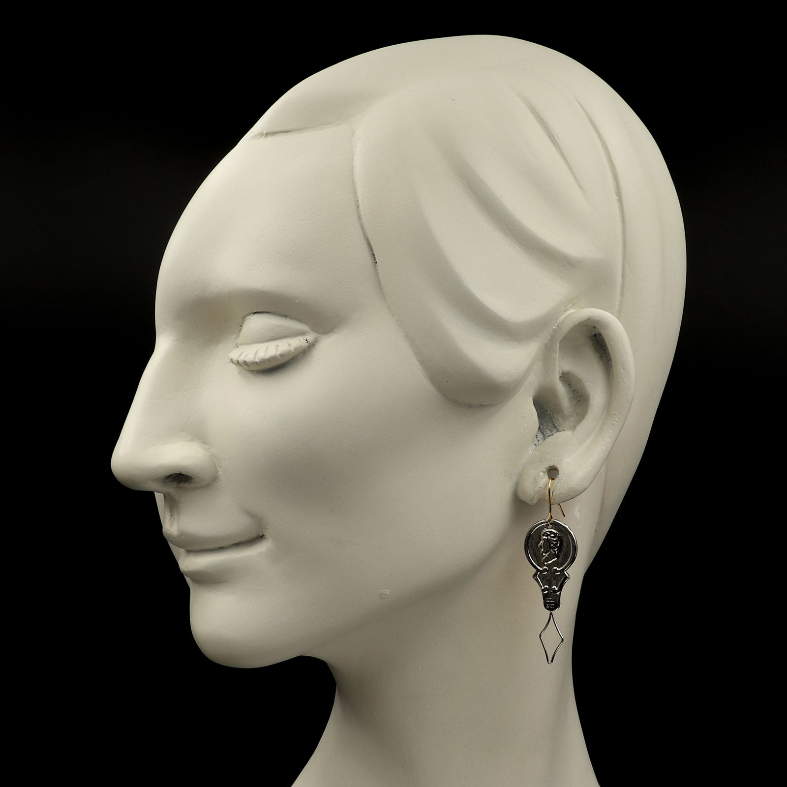 「threader pierce silver」ピアス（片耳）