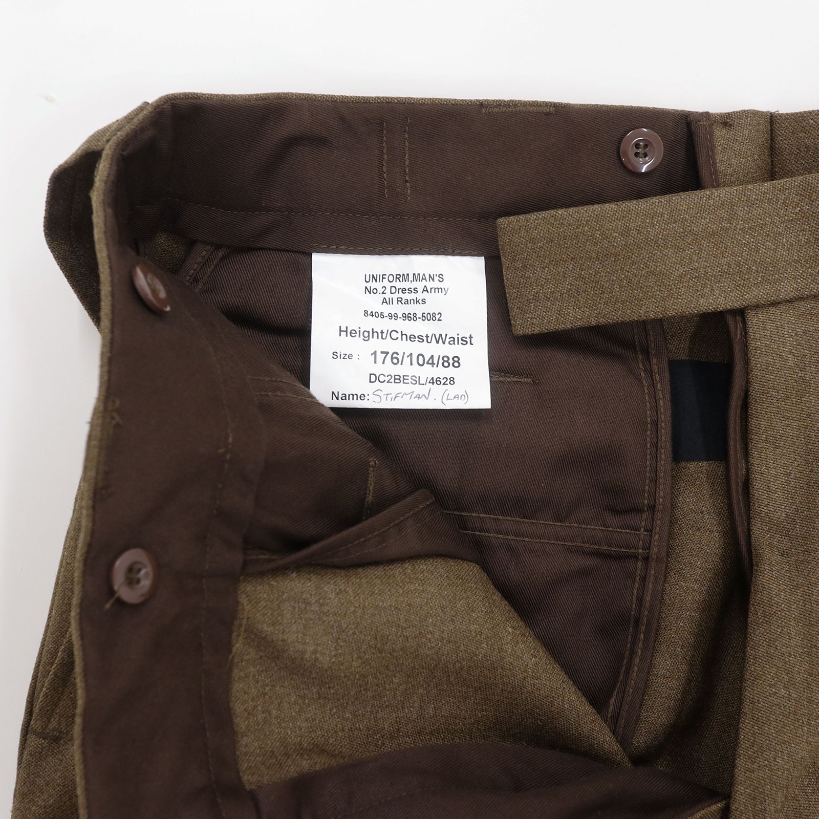 「BRITISH ARMY ALL RANKS No.2 DRESS WOOL TROUSERS」ユーズド イギリス 1990-2000s