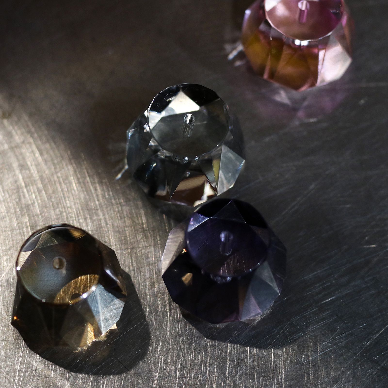 「CRYSTAL INCENSE HOLDER」Gold