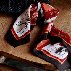「アークティック」ヴィンテージスカーフ ヨーロッパ