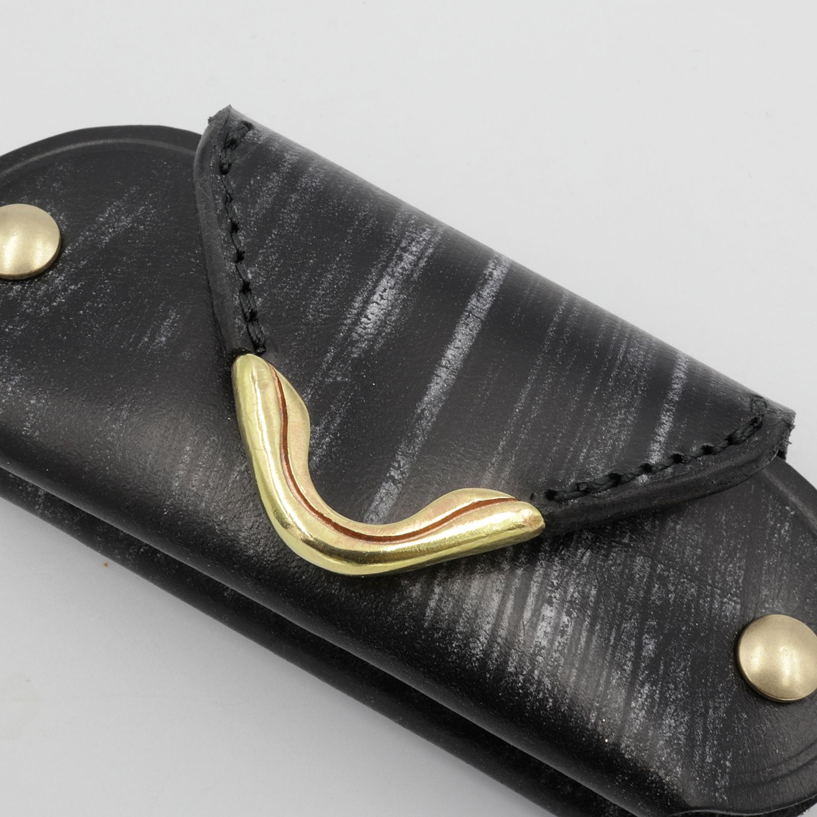 【Cramp】ミニキーケース＆シューホーン ブライドルレザー ブラック