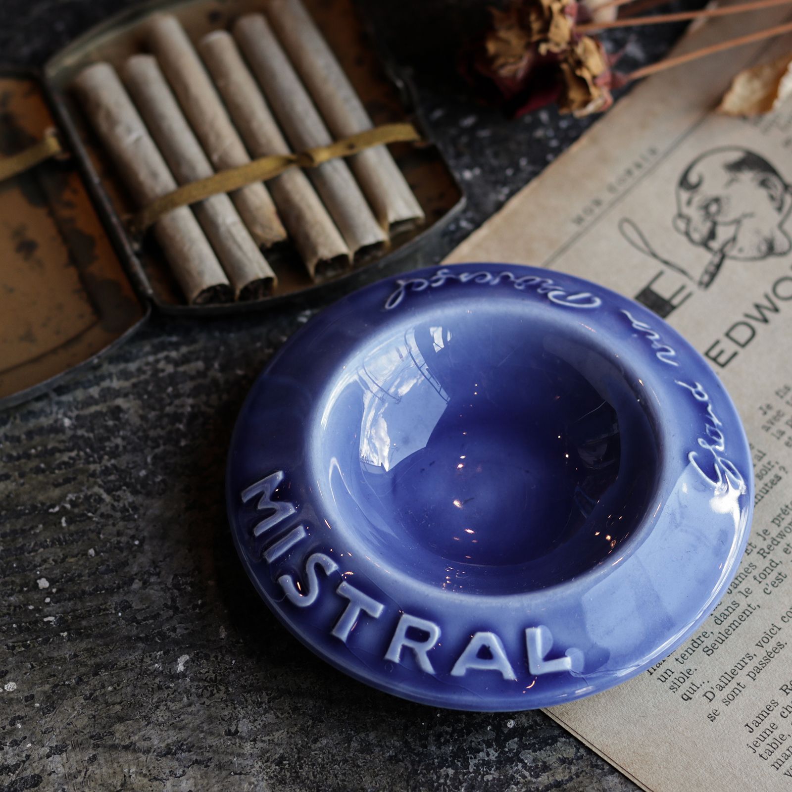 MISTRAL 灰皿 ワイン 1960s フランス