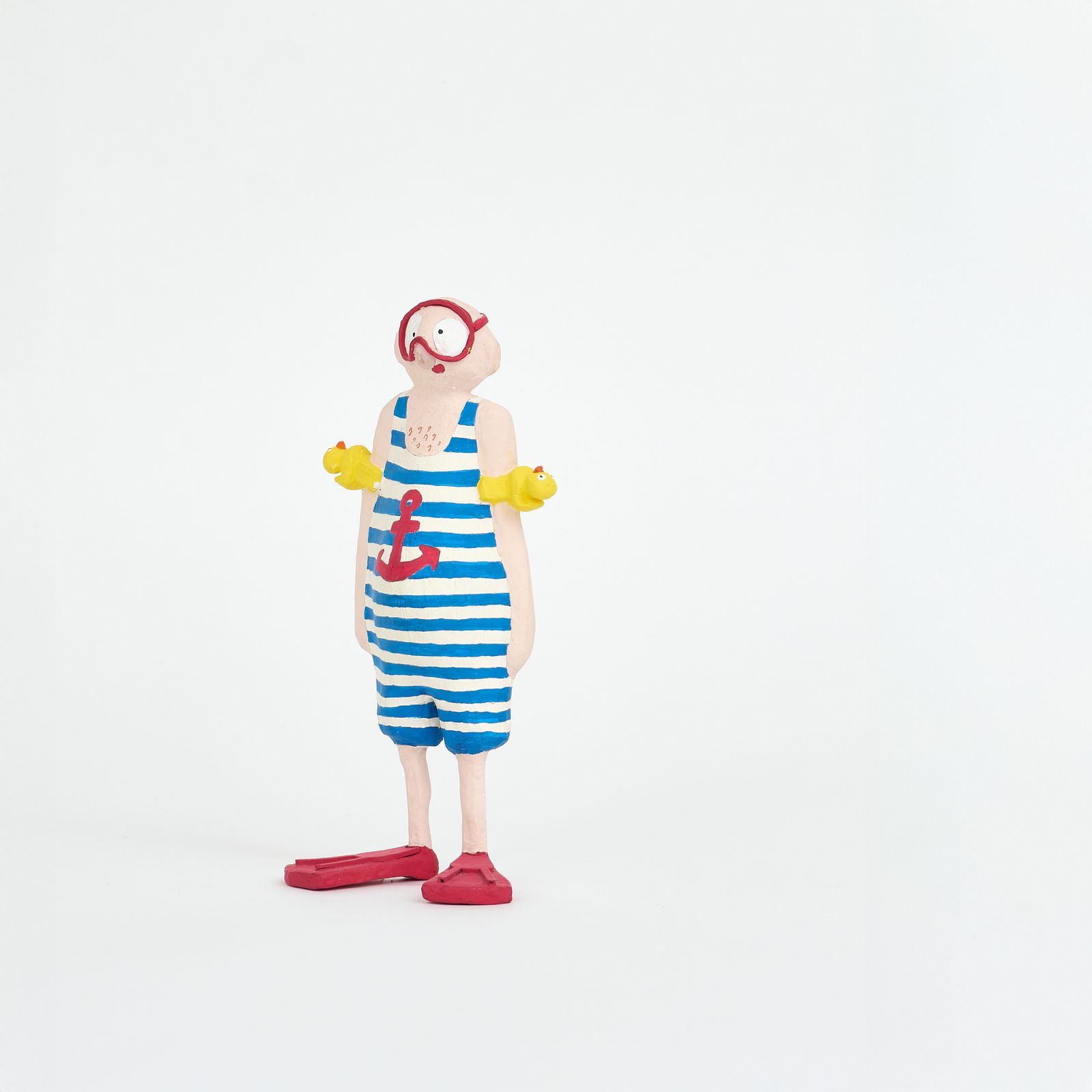 PAPIER MACHE SWIMMING GOGGLES MAN 【BATELA】
