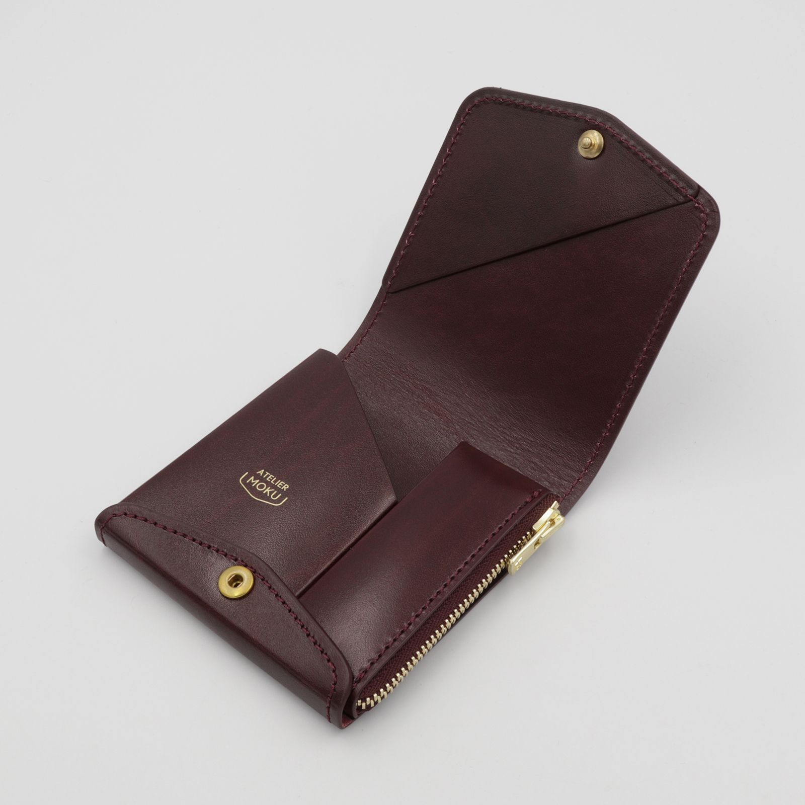 「小さく薄い財布SAKU ver.3 Plus Rugato」wine