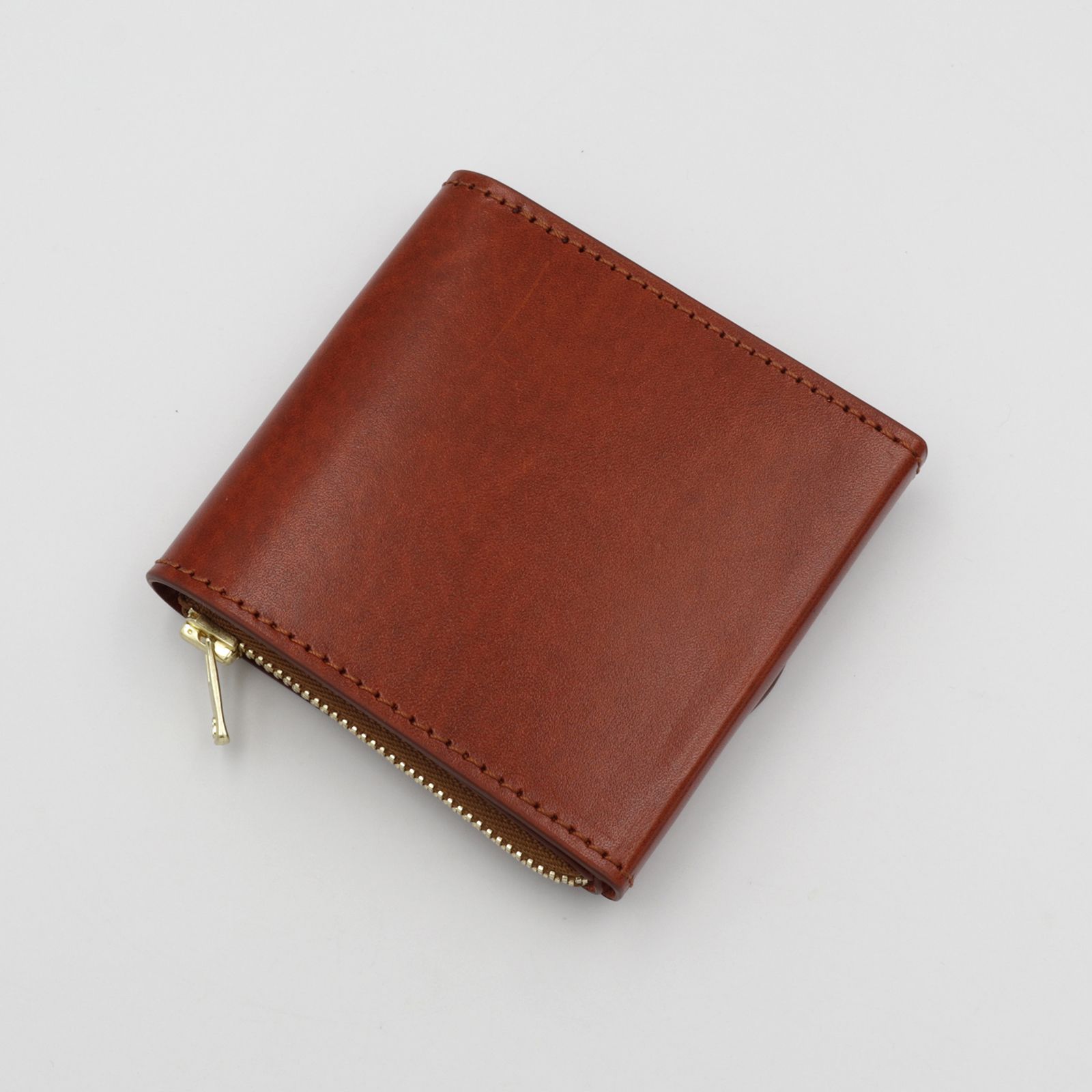 「小さく薄い財布SAKU ver.3 Plus Rugato」lightbrown