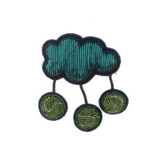 「Balls Rain」ブローチ