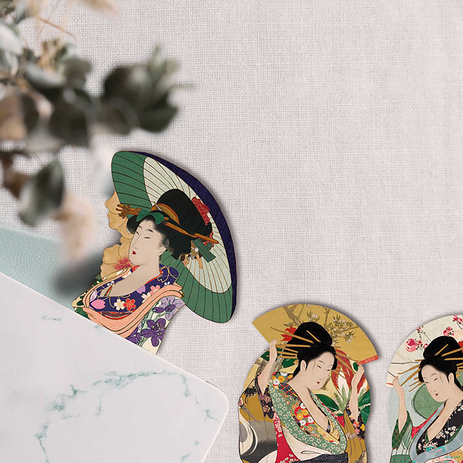 「5 BOOKMARKS "Estampes Japonaises"」ブックマーク MON PETIT ART フランス