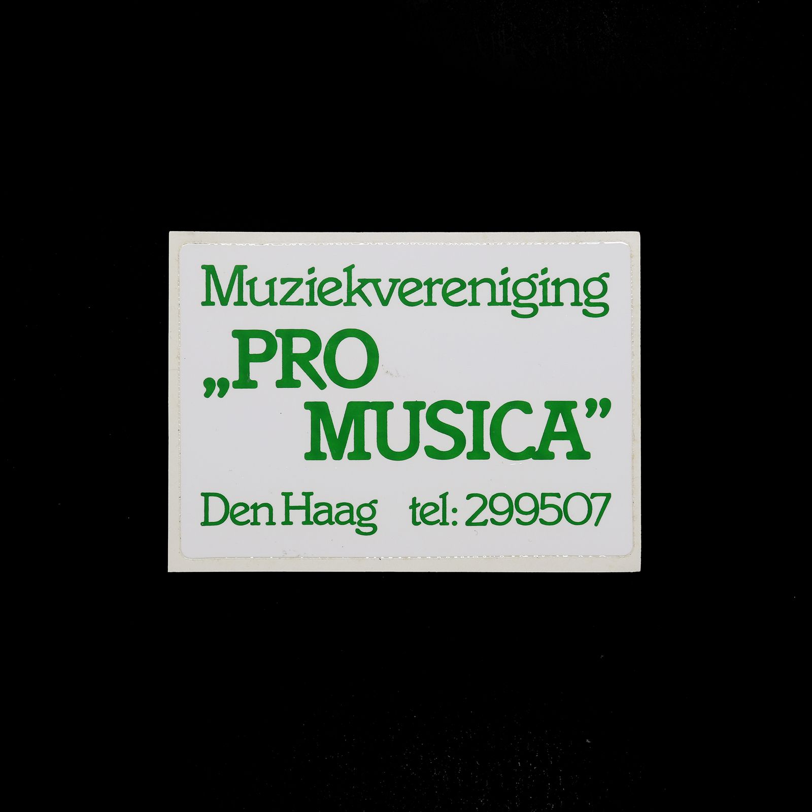 「PRO MUSICA」ヴィンテージステッカー ヨーロッパ