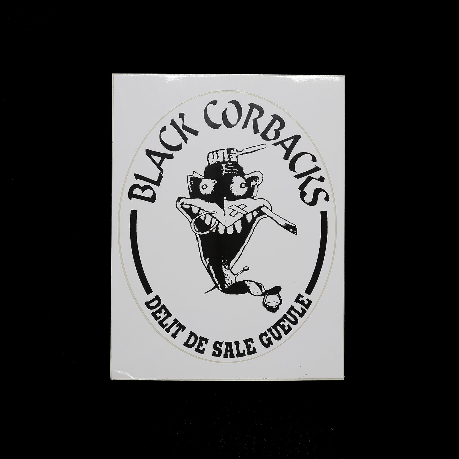 「BLACK CORBACKS」ヴィンテージステッカー ヨーロッパ