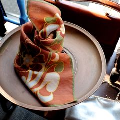 「70sサイケフラワー」ヴィンテージスカーフ