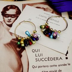 「ドロップシャイニーパール」ピアス
