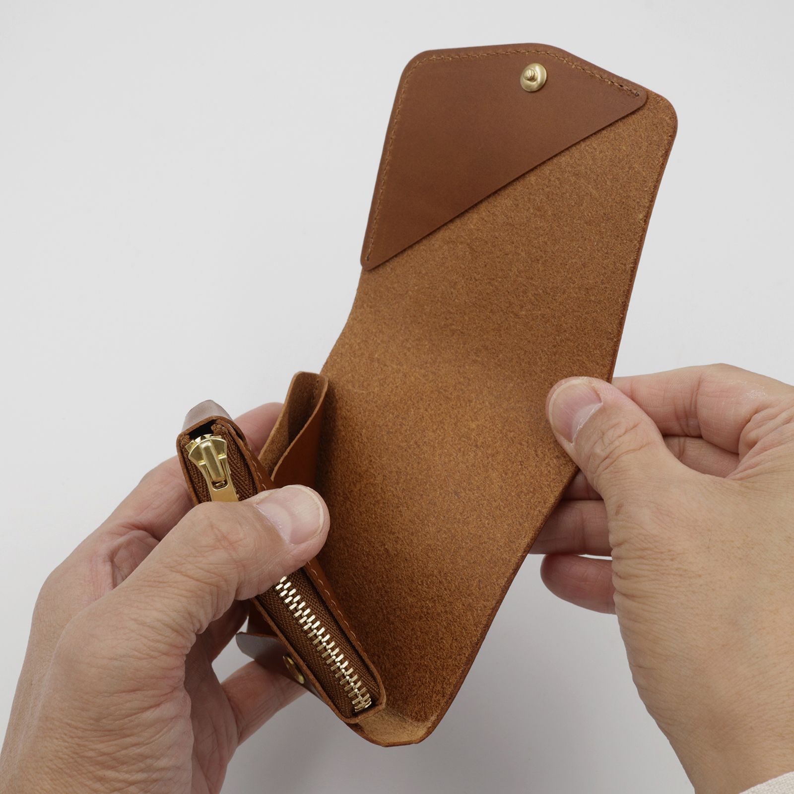 「小さく薄い財布SAKU ver.3 Buttero」whisky