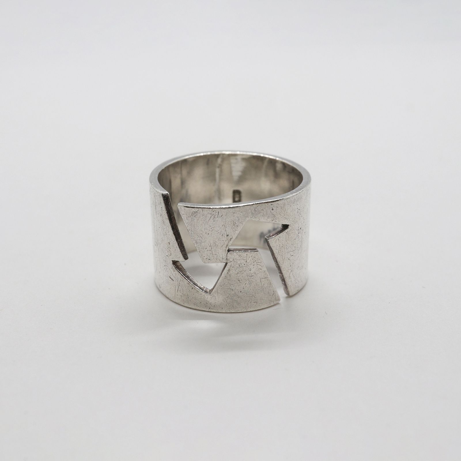 「ジオカットワイド」リング ヨーロッパ silver925