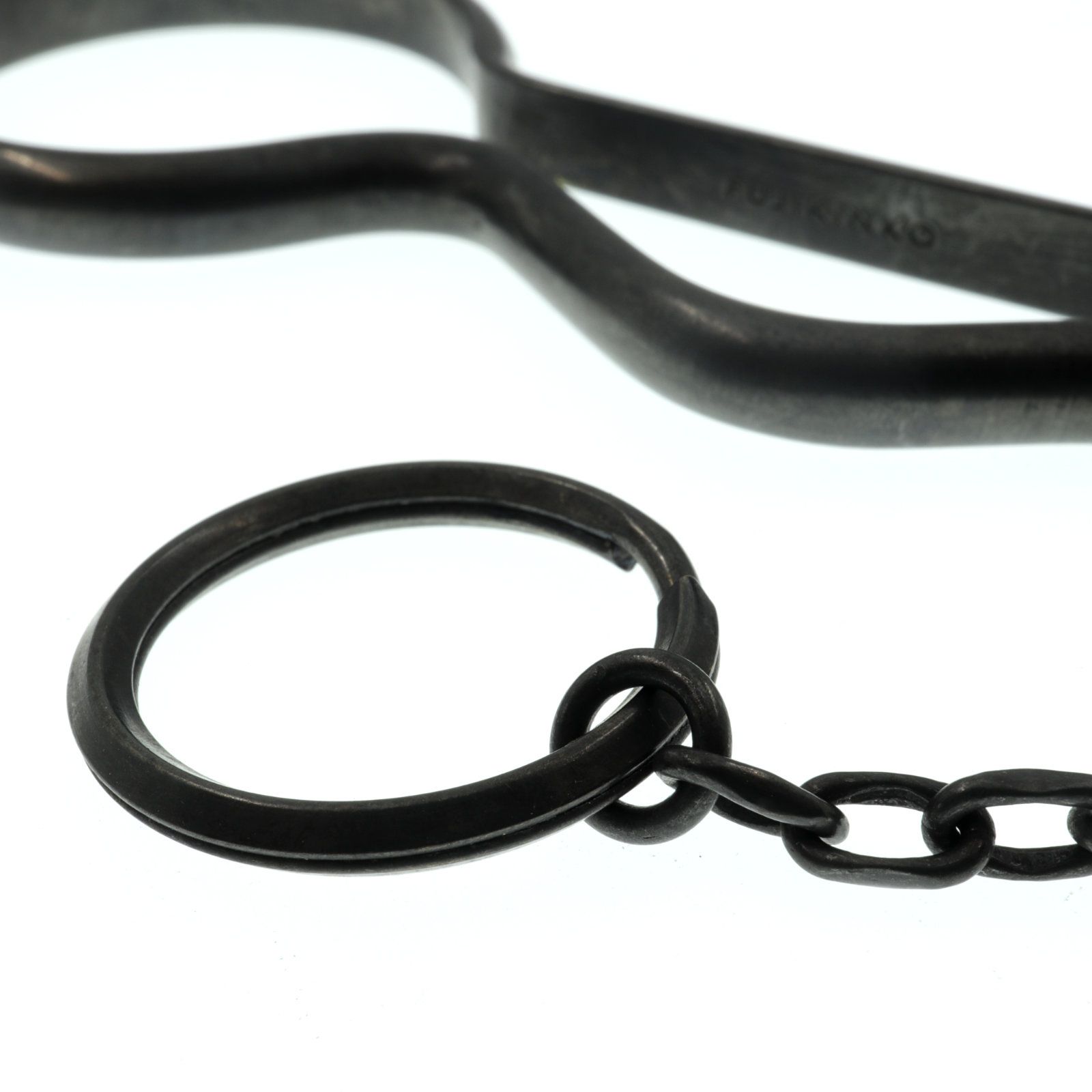 「SHORT SNAP KEY RING」キーリング ブラック