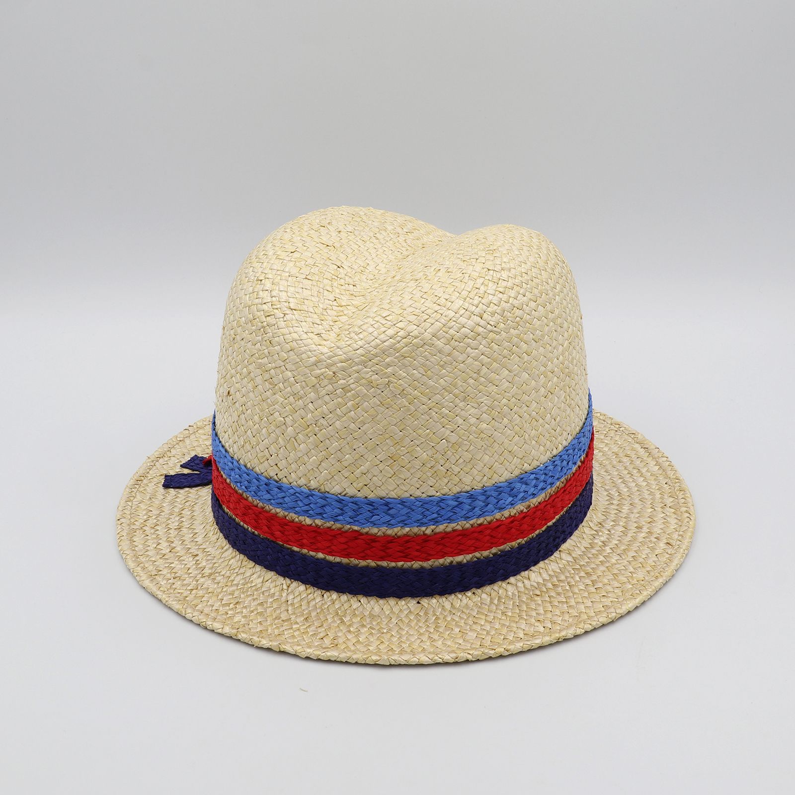 【送料無料対象外】マリンカラーストローハット ナチュラル