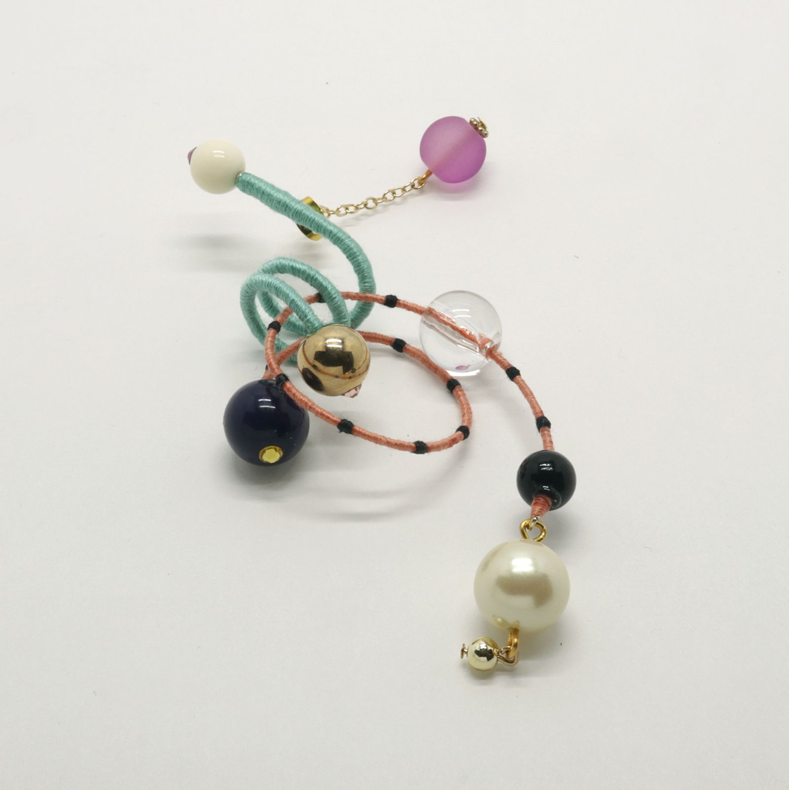 「STICK Atome」ピアス（片耳）【La cosmologie de sachikoism】