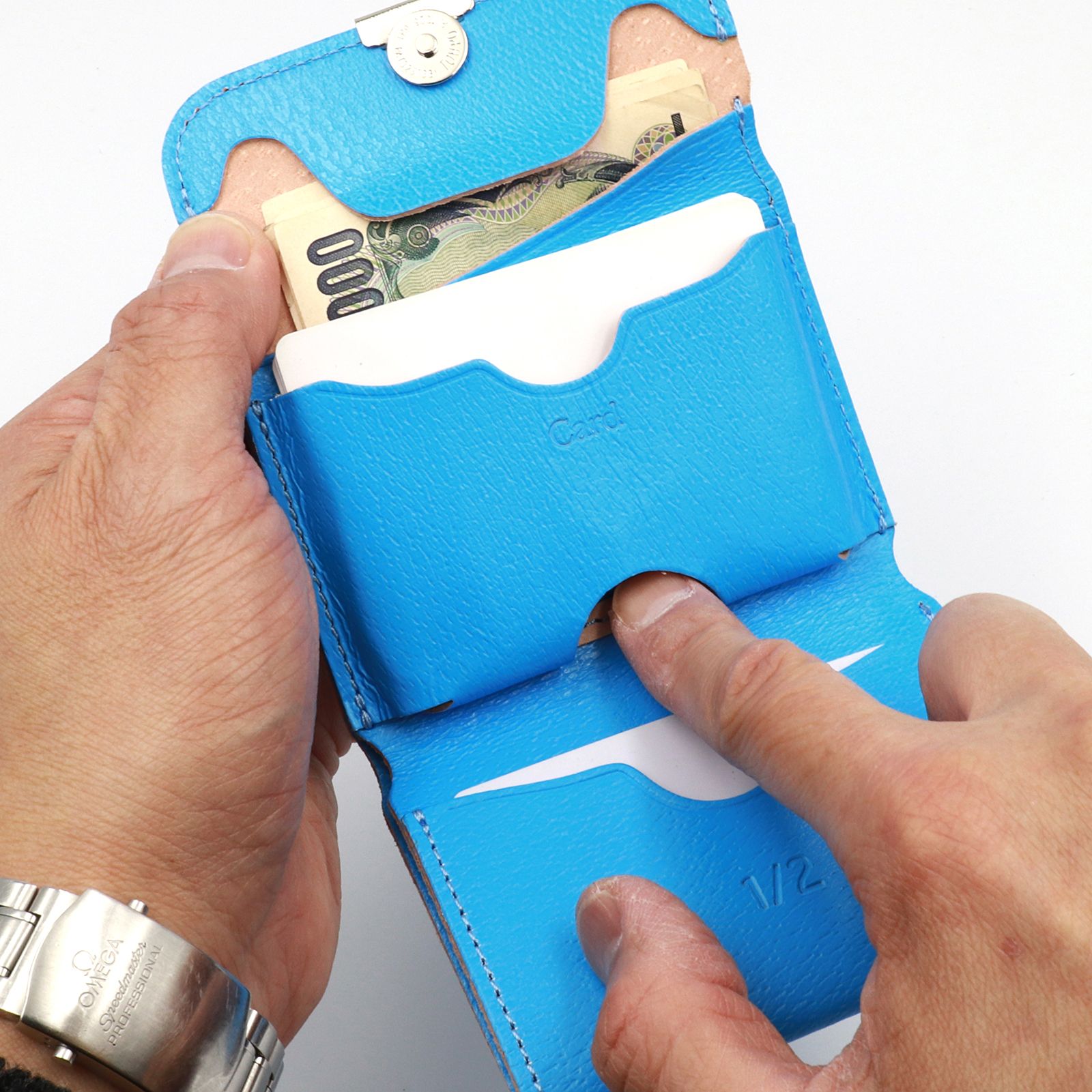 「Neon Compact Wallet」ミニウォレット イエロー