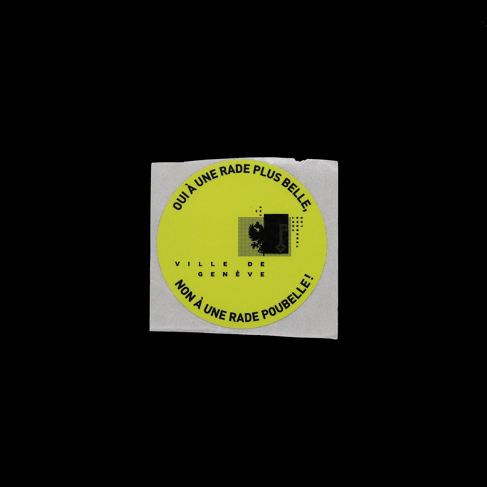 「VILLE DE GENEVE」ヴィンテージステッカー ヨーロッパ