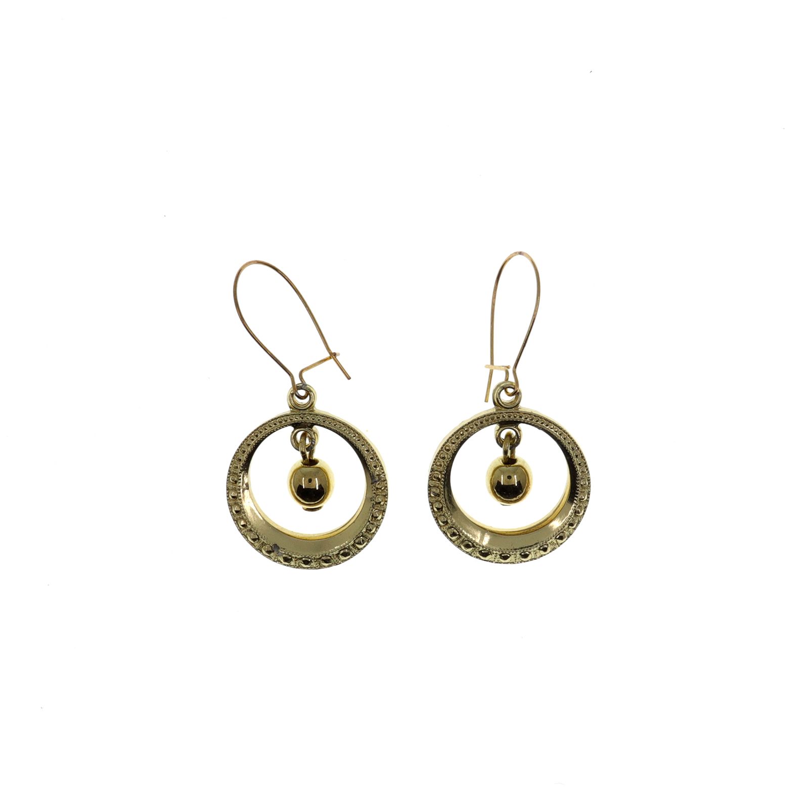 「フープ＆ラウンド」ピアス フランス