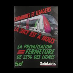 「Solidaires」ヴィンテージステッカー ヨーロッパ
