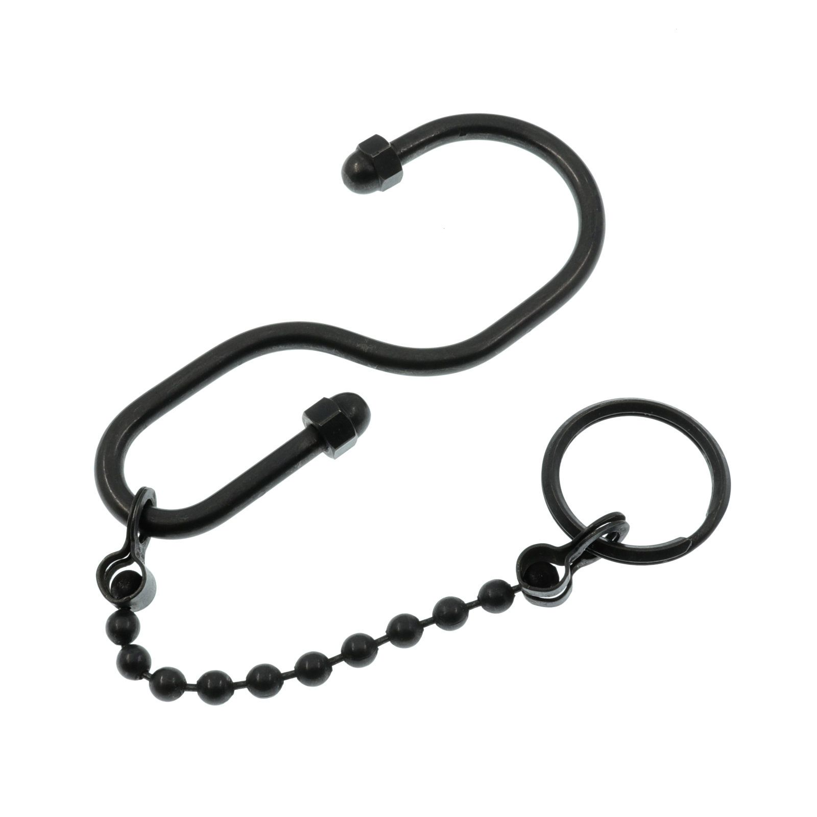 「CAPTAIN HOOK KEY RING」キーリング ブラック