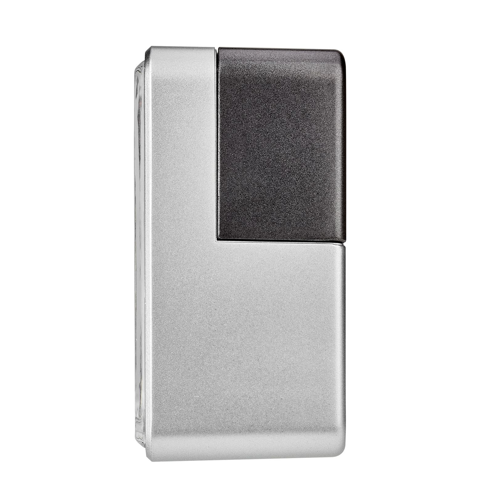 「Analogue alarm clock Push Wecker」アラームクロック SILVER TFA ドイツ