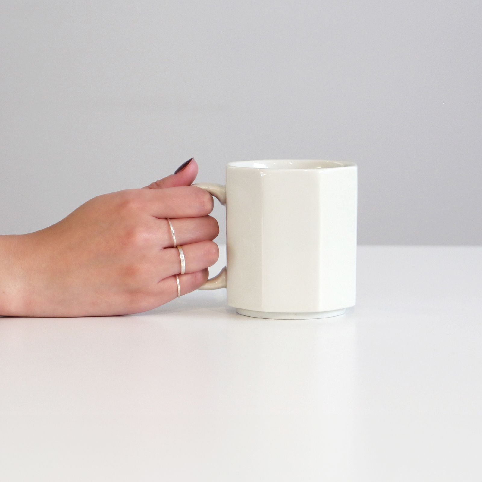 PORCELAIN MEASURING MUG "Ivory"